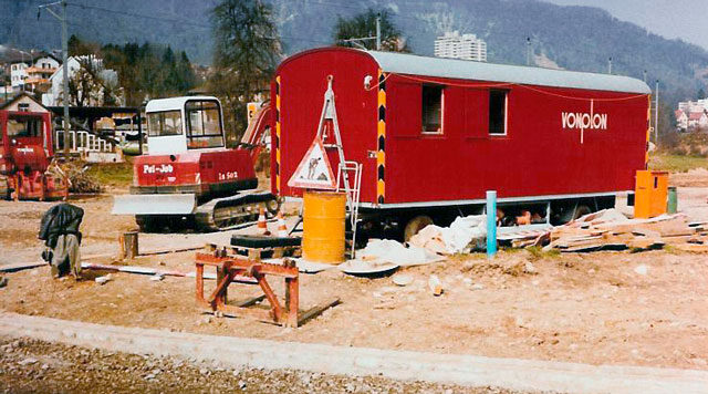 Vonplon Baustelle Geschichte